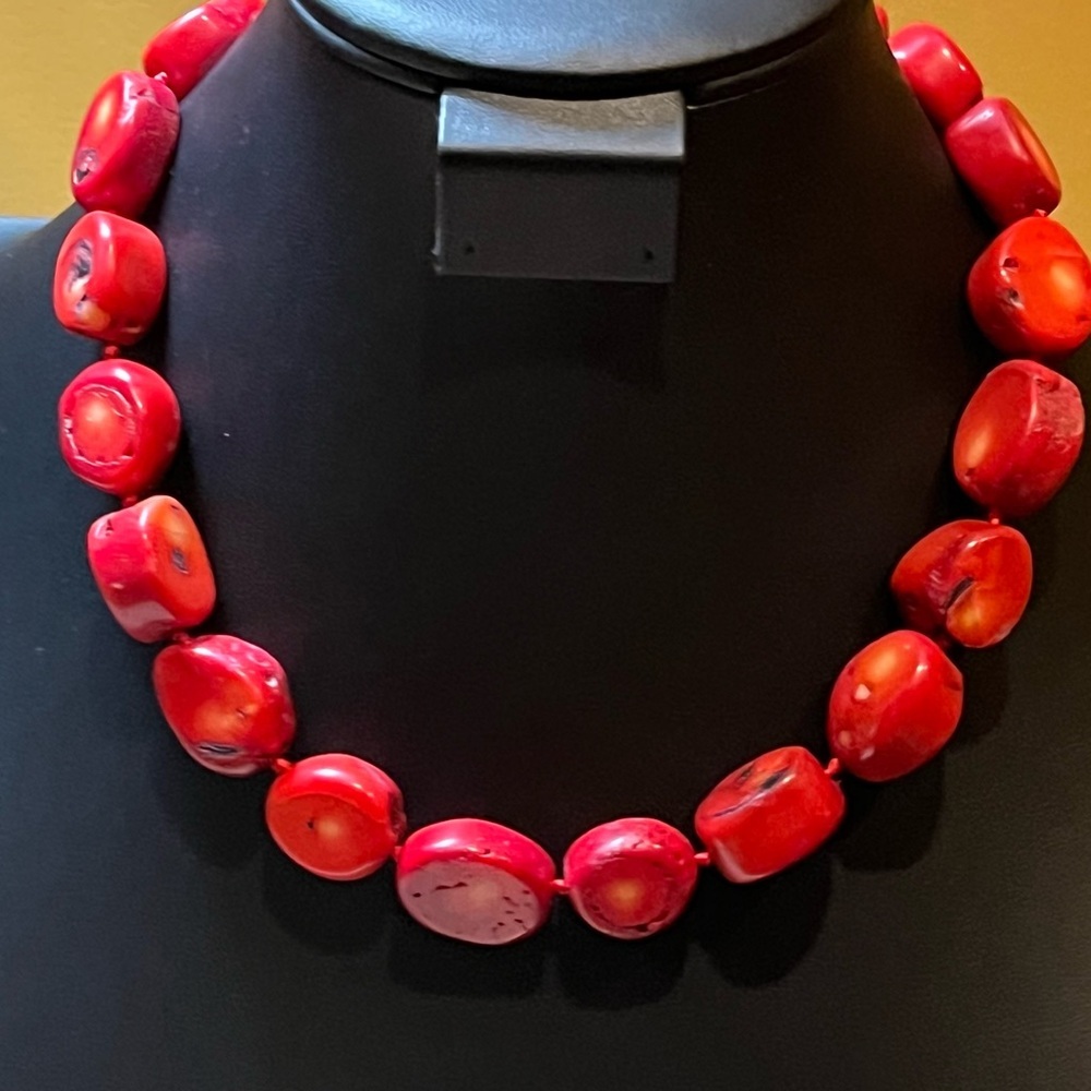 Bamboo Coral Necklace